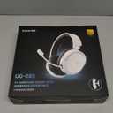 Wireless Gaming Headset, 7.1 Surround Sound, 2.4GHz USB Gaming Headphones with Bluetooth 5.4, 100H Battery, ENC Noise Canceling Mic, RGB Light, Wireless Headset for PC PS5 PS4 Mac Switch (Gray-Pink)