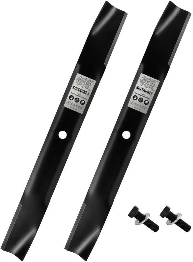 Mower Mulching Blades for Toro TimeCutter 42" Decks Replacement for 117-5376-03 with Bolts and Washers 2 PCS