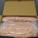 MR&HM King Size Comforter Set Coral Pink, 7 Pieces Tufted Boho Beddding Sets, Farmhouse Style Bed in a Bag with 1 Comforter, 2 Pillow Shams, 2 Pillowcases, 1 Flat Sheet, 1 Fitted Sheet for All Seasons