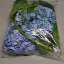 MARTINE MALL 3Pcs 21in Hydrangea Artificial Flowers, Latex Real Touch Hydrangeas Lifelike Large Hydrangea Flowers for Home Decor Party Arrangements Wedding Bouquets Centerpieces (Blue)