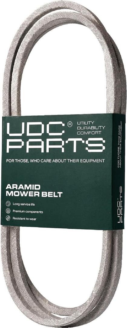 UDC Parts Mower Deck Belt 041-1650-00 B165 for Bad Boy Maverick ZT Elite 60 Inch Deck, Outlaw 54 inch Deck/Aramid Cord / 168.00 inches