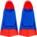 Kids Swim Training Fins, Soft Solicone Swimming Flippers, Comfortable Short Fins for Children Boys Girls and Beginners (3XS(US KIDS 8-11))