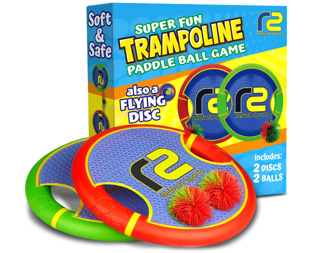 Kids Bouncy Paddles & Flying Disc: Summer Gifts For Boys & Gift Ideas for Kids 2026  Sports Gifts & Sports Games For Boys 812 Toss & Catch Games & Yard Toys Outdoor Games For Kids With Stringy Balls