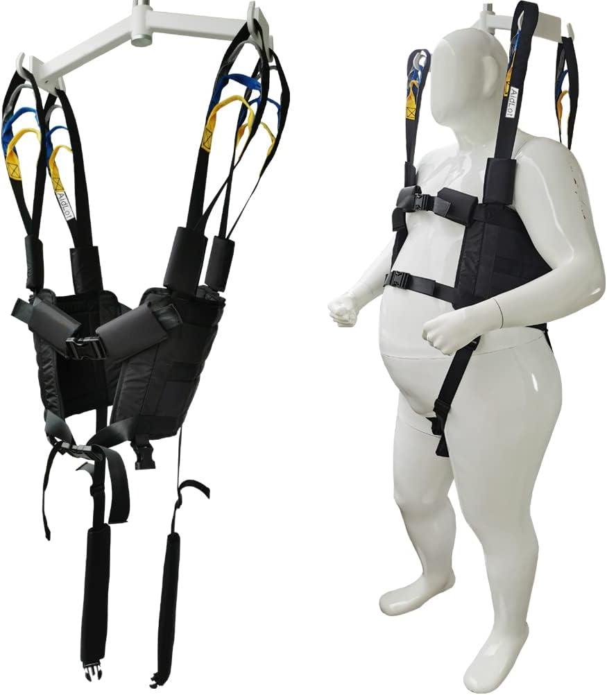 Patient Disabled Invalid Lift Walking Standing Aid Sling Medical Transfer Gait Belt Strap Assist Leg Traction Exercisers Carrier Fold Up Full Body Get Up Sit to Stand AidLot Black Patient Disabled Invalid Lift Walking Standing Aid Sling Medical Transfer Gait Belt Strap Assist Leg Traction Exercisers Carrier Fold Up Full Body Get Up Sit to Stand AidLot Black