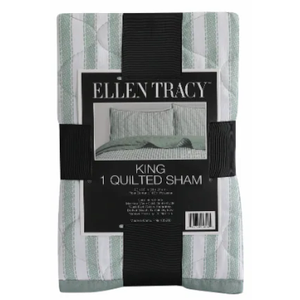 Ellen Tracy King 1 Quilted Sham 20x36 100%Polyester