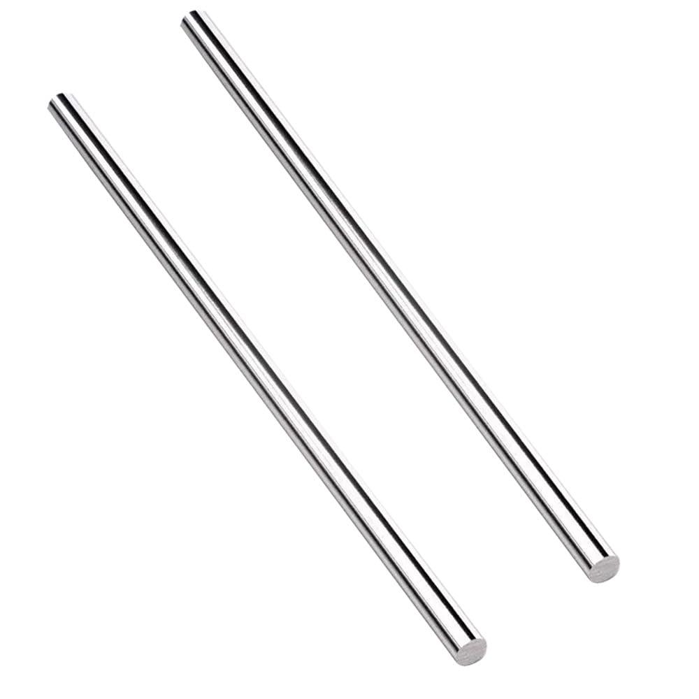 16 inches Long 3/8" Diameter 304 Stainless Steel Solid Round Rod forMetal Solid Shaft Rodsfor DIY Craft & Metal Working - 2pcs