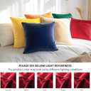 Encasa XO Luxury Embossed Velvet Cushion Covers - Plush Throw Pillow Covers for Elegant Living Rooms & Bedrooms, Machine Washable, 20x20 White | Set of 2 | Covers Only No Insert.