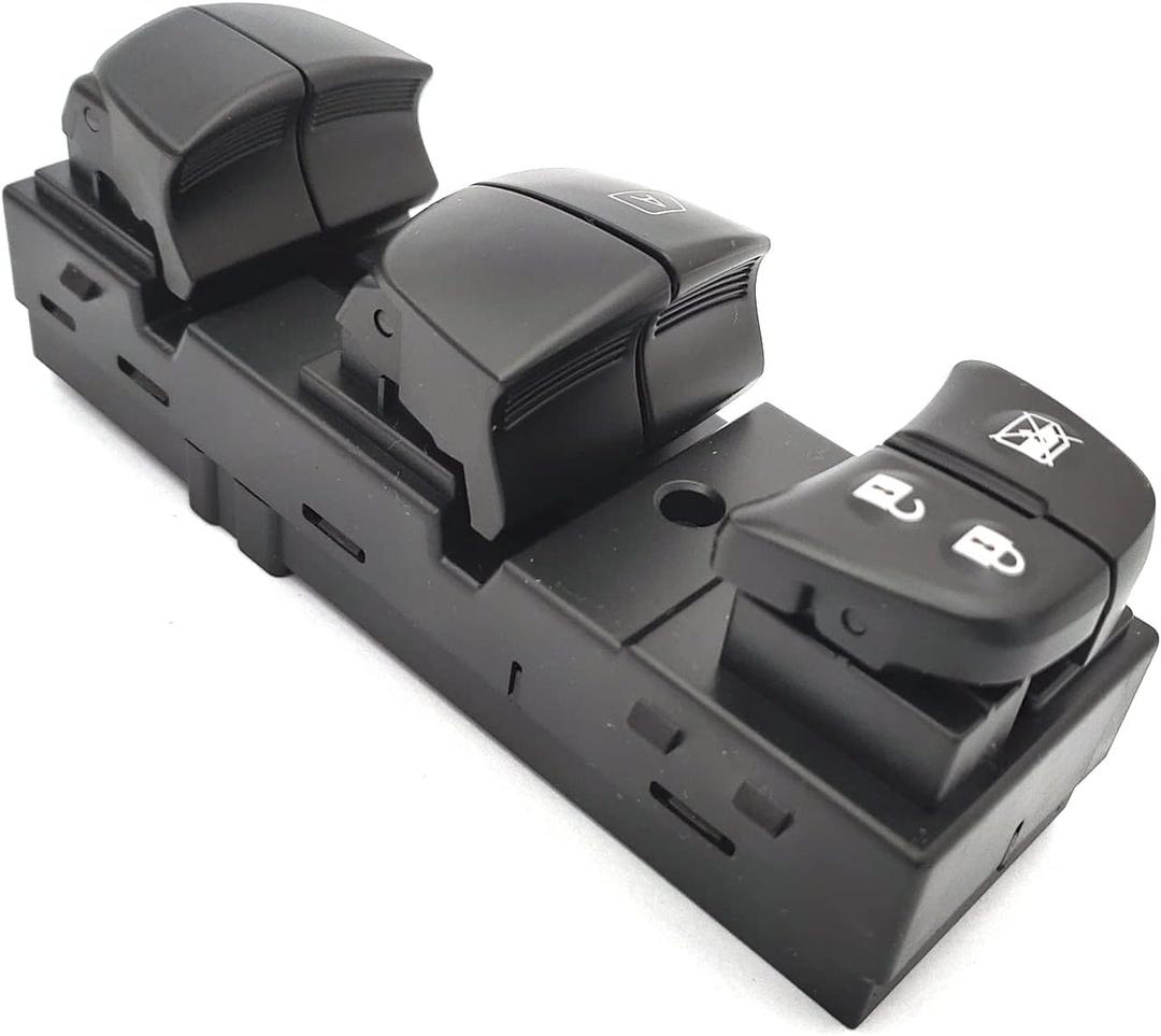 Master Power Window Switch 25401-1KA0B 25401-3DF0B Compatible with Juke Altima Tiida Sylphy X-Trail Qashqai Rogue