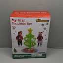 My First Christmas Tree for Toddlers: Kids Christmas Tree Toy Set with DIY Train Set&Tracks,18 Colorful Decorations Sensory Developmental for Little One Xmas Birthday Gifts for Boys & Girls (Green)