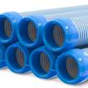 Poolvio Pool Vacuum Hose 26 Feet (8 x 40 Inch), 1.5 Inch Cuffs, Compatible with Most Inground Automatic Cleaners