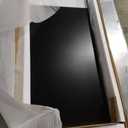 Large Black Fluted 3 Drawer Dresser Set of 2, Chest of Drawers with Ball Bearing Slide Modern 30 inch Tall Wood Nightstand with Spacious Storage for Bedroom Hallway Living Room Entryway