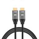 xiwai HDMI 2.1 Cable Ultra-HD UHD 8K 60hz 4K 120hz Cable with Audio & Ethernet HDMI Cord 1m-5m (2.0M) for Monitor