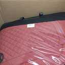 Leather Car Seat Covers Full Set Breathable Automotive Seat Covers Waterproof Seat Protectors Universal Fit for Most Automotive Cars SUV Trucks Van(Red, Full Set)