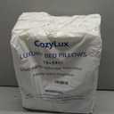 CozyLux Pillows King Size Set of 4, Hotel Quality Bed Pillows for Sleeping 4 Pack, Cooling Pillows for Side Back and Stomach Sleepers, Down Alternative Luxury Soft Supportive Fluffy Pillows (19x34) (White)