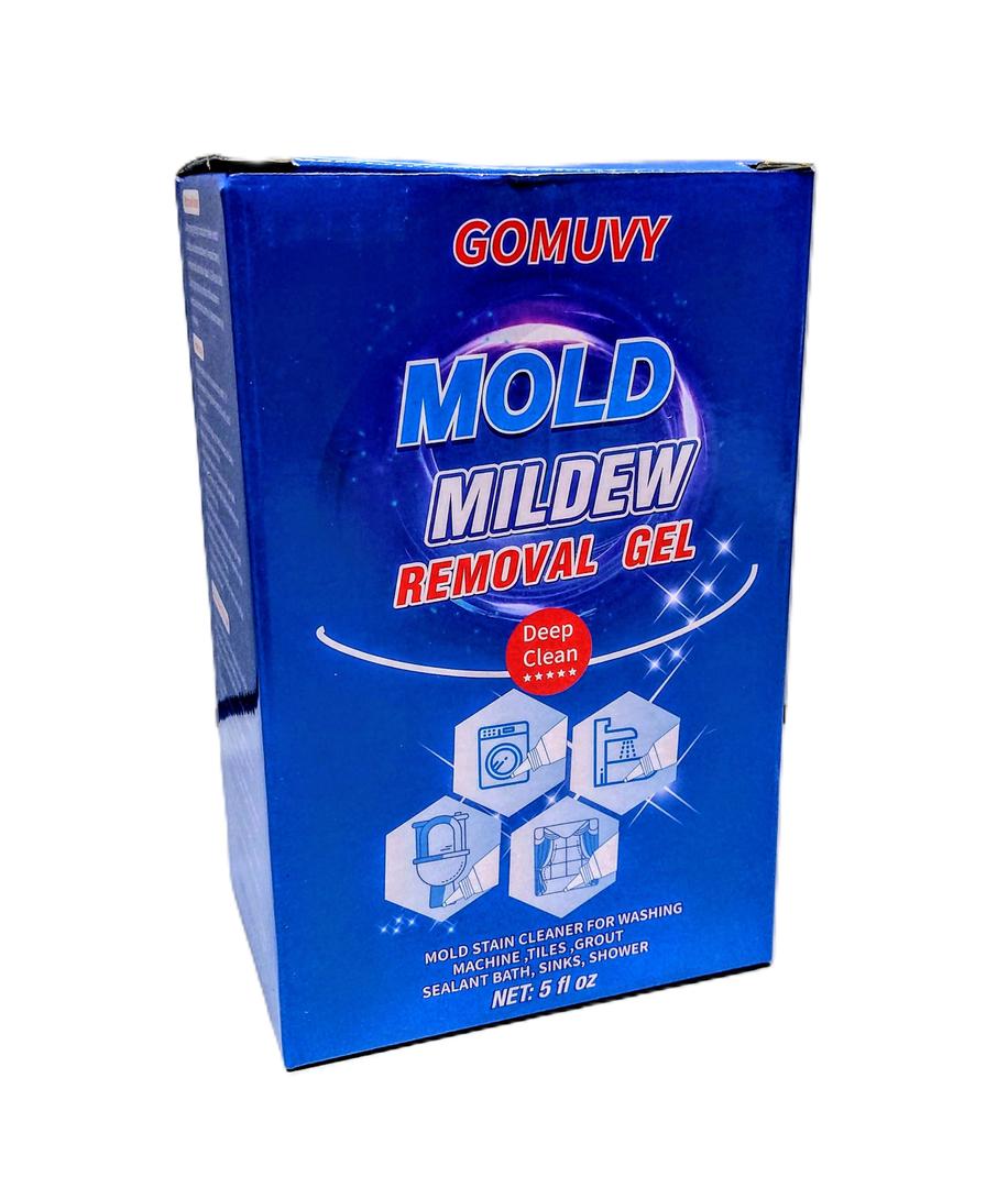 Jiffine Mold Stain Remover Gel Cleaner - Heavy Duty Cleaner for Washing Machine Seals, Grout, Caulk, Showers, and Bathroom Tile - 8 Fl Oz