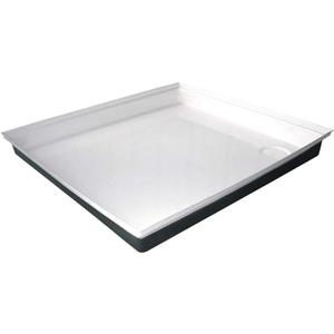 ICON 00461 Shower Pan SP100-27" x 24" x 4", Polar White