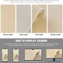 YIHOUSE Bathroom Rug Sets 2 Piece, Ultra Thin Bath Mat Fit Under Door, Quick Dry Absorbent Bath Mat for Bathroom Non Slip Machine Washable Floor Mat (Beige, 2 Piece)
