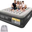 OhGeni 20" Raised King Air Mattress with Built in Pump, Luxury Real Bed Height Blow up Mattress, 3-4 Persons Inflatable Mattress for Guests & Family Party, Ideal for Elder People, 700lbs