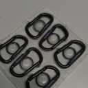 Carabiner Clip - Heavy Duty Carabiners 800lbs-13KN (2922 lbs) Carabeaner D Ring Shape,Key Chain Clip Hook,Keychain Clip,Multipurpose for Camping, Hiking,Backpacking or Other Outdoor Activities.