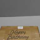 Happy Birthday Neon Sign for Wall Decor, Led Happy Birthday Light Up Sign for Backdrop Decoration, Warm White, 16.5x9.8 inch