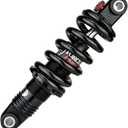DNM Damping 2 System Mountain Bike Rear Shock Rebound/Preload Anodized Aluminum Alloy 6061 Coil Spring 750 lbs - 165mm