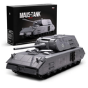 Nifeliz Maus Tank Building Model, WW2 Collectible Military Panzer VIII Tank for Adults, Army Model to Build and Display, Gift Ideal for Military Fans (NF10289)