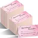 Seajan 1000 Pcs Appointment Cards Bulk Appointment Reminder Cards for Client Business, Hair Salon, Dental Office, Massage Therapist, Grooming, Hairdresser, Medical Doctors and More(Daily, Pink)