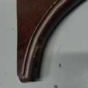 Roowest 2 Pack Wooden Curtain Brackets Brownish Red Wood Curtain Drapery Return Brackets Holders for 2 Inches Single Drapery Rod Supports for Home Bedroom Living Room Classical French Vintage Retro