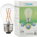 Bulbs, LED, 60pk, 40W, Warm White 2700K, Dimmable, A15, E26 Medium Base, Clear Bulb