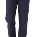 Men's Tall Classic Fit Flex Flat Front Dress Pants Formal Pants for Business & Office (Blue), Size 44W x 36L