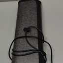 Hodeamy Heated Floor Mat Under Desk for Foot Warmer  Wider 110V Adjustable Temperature Electric Space Heaters Heating Pad  Carbon Crystal & Energy Saving Feet Warmers for Office,Home (Black Gray)