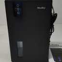 NineSky Dehumidifiers for Home, 95 OZ Water Tank, (1000 sq.ft) Dehumidifiers for Bathroom Bedroom Basement with Auto Shut Off,7 Colors LED Light(Black)