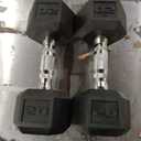 Saorzon Dumbbells Set of 2  20LBs , Exercise Fitness Dumbbell for Home Gym Free Weights Hand Hex Dumb Bells