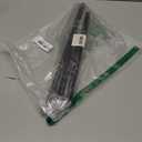 AIZESI Tension Rod 24 to 46 Inch, 1Pcs Black Tension Curtain Rod, Adjustable Spring Tension Rod No Drilling for window，kitchen，closet，doorway