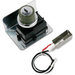 QuliMetal 67726 Igniter Kit for Weber Genesis 300 Series Grills with Side-Controls (2007), Battery Igniter Kit for Genesis E/S-310 E/S-320 with Metal Spark Box