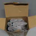 Brizled C9 Christmas Lights, 16ft 25 LED Faceted C9 Warm White Christmas Lights, Connectable Indoor Outdoor Xmas String Light, 120V UL Certified for Tree, Yard, Garden, Porch, Party & Holiday Decor