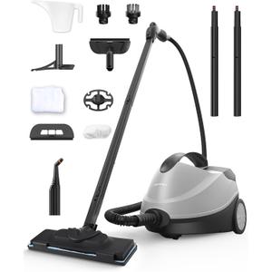 Steam Cleaner, Fast 50S Heat-Up Refill Anytime,293F 58 PSI Powerful Multipurpose Handheld Steam Mop for Home Use with 50.7Oz Capacity,Steamer for Carpets,Floors,Cars,Tiles, Crack Cleaning,6M Cord