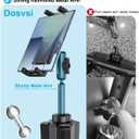 Z Fold Car Mount, [Sturdy Metal Arm] Cup Holder Folding Phone Mount, 360 Adjustable Tablet Phone Stand Truck CupHolder for Galaxy Z Fold 7 6 5 4 3 2, Pixel Fold, Galaxy Tab, 4-13" Device