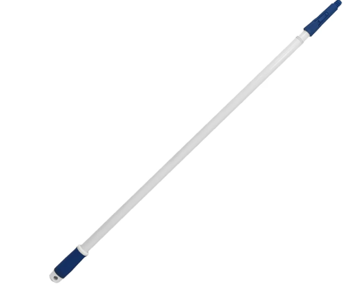 989300 Telescopic Cleaning Pole, 6 Feet Maximum Length, Steel, Threaded, Blue/white