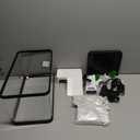 (Tank+Light+Filter+Filter Balls) Turtle Tank Kit, Turtle Tank Starter Kit with Basking Platform, Bottom Drainage, Multi-Function Areas for Amphibian,Reptiles.15.35" x 8.5" x 8.3" Inch