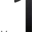 8 Inch House Numbers and Metal Letters for Outdoor Signs, House Numbers for Outside, Aluminum Address Letters and Numbers for Door, Mailbox, Garden, Perfect for Home or Office (Number 1)