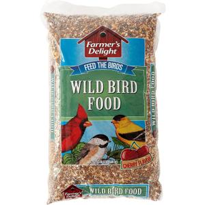 Wagner's 53002 Farmer's Delight Wild Bird Food with Cherry Flavor, 10-Pound Bag (EXP 08/01/26)