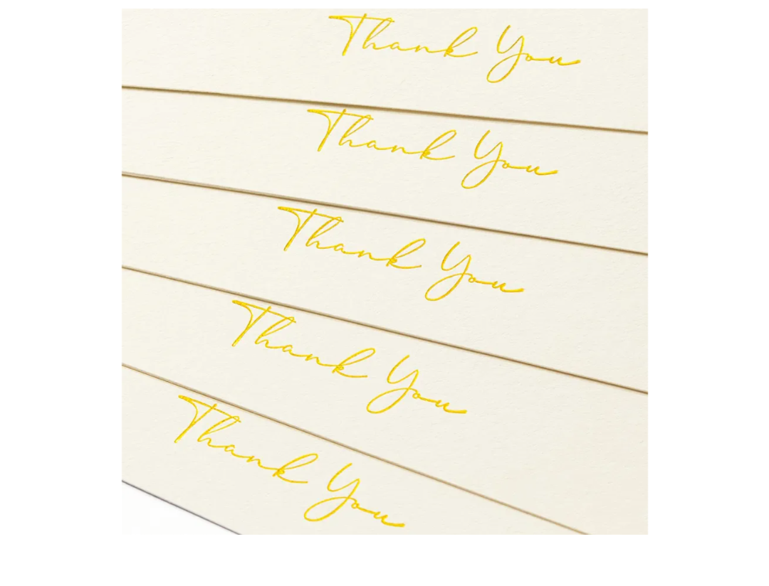 Crisky 50 Pack Thank You Cards With Envelopes & Stickers, Printable Ivory Bridal Shower Graduation Thank You Cards Small Business, Wedding Baby Shower Birthday Funeral Notes Bulk