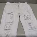 LONGBIDA Skinny Ripped Jeans for Women High Waisted Stretch Butt Lifting Jeans Slim Fit Distressed Denim Pants Jeggings Jeans Large