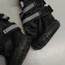 URBEST Dog Shoes, Waterproof Dog Boots, Warm Lining Nonslip Rubber Sole for Snow Winter Use for Medium and Large Dogs (XS, Black)