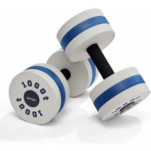 YOTTOY Water Dumbbells for Pool Exercise,Foam Aquatic Dumbbells for Water Aerobics,Resistance Training & Physical Therapy,Pool Weights for Water Workouts,Aqua Fitness,Set of 2