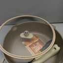 PRICUSIS Nonstick Deep Frying Pan with Glass Lid, 12 Inch (4.8 qt), 5X Durable Nonstick Saut Pan, Scratch & Stain Resistant, PFOA Free, Induction Compatible, Dishwasher & Oven Safe, Natural Linen