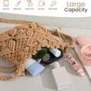 Avisky Beach Purse Straw Crossbody Bags for Women Straw Purse Beach Bag Woven Summer Purses for Women 2026