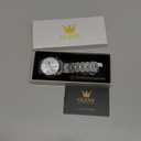 OLEVS Mens Watches Waterproof Stainless Steel Adjustable Bracelet Watch Quartz Analog Watch for Men Fashion Business Classic Mens's Wrist watch's Casual Watches Gold/Blue/Black/White/Face/Dial