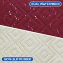 2026 Waterproof Sofa Dog Blanket (30"x70") Comfy Couch Sofa Mat for Pets with Anti-Slip Back, Universal Incontinence Lightweight Liner Pad for Furniture Car Picnic etc Durable Washable, Wine Red